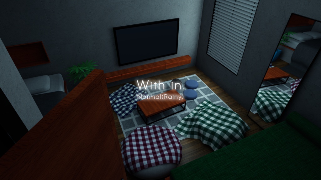 【7/5までセール中!】【VRChat想定】With in. + Wide【ワールドアセット】