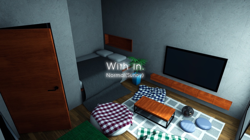 【7/5までセール中!】【VRChat想定】With in. + Wide【ワールドアセット】