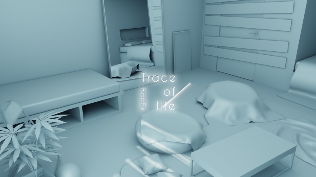 【7/12までセール中!】【VRChat想定】Trace of life (True+Bad)【ワールドアセット】