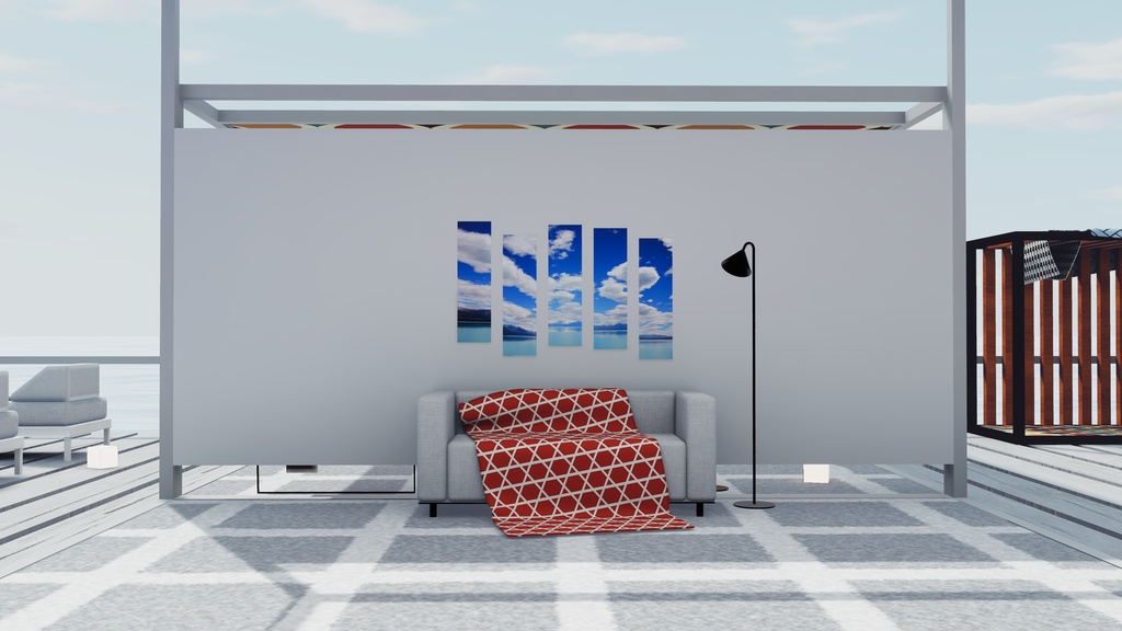 【エアコン故障記念セール】【VRChat想定】SummerBlue (アイランド2.ReBuild)【ワールドアセット】