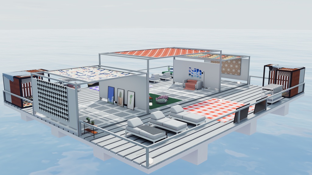 【エアコン故障記念セール】【VRChat想定】SummerBlue (アイランド2.ReBuild)【ワールドアセット】