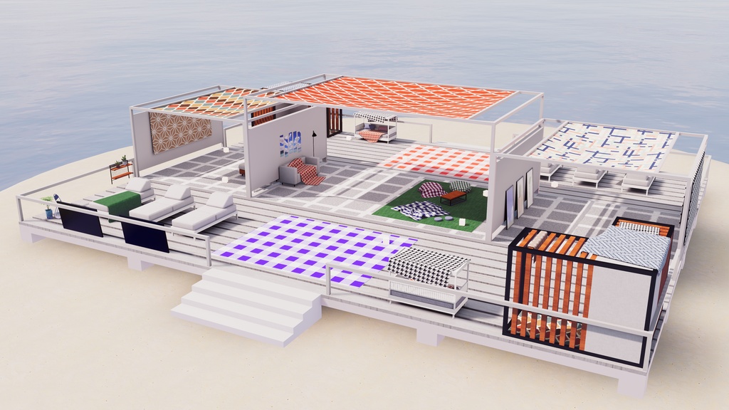 【エアコン故障記念セール】【VRChat想定】SummerBlue (アイランド2.ReBuild)【ワールドアセット】