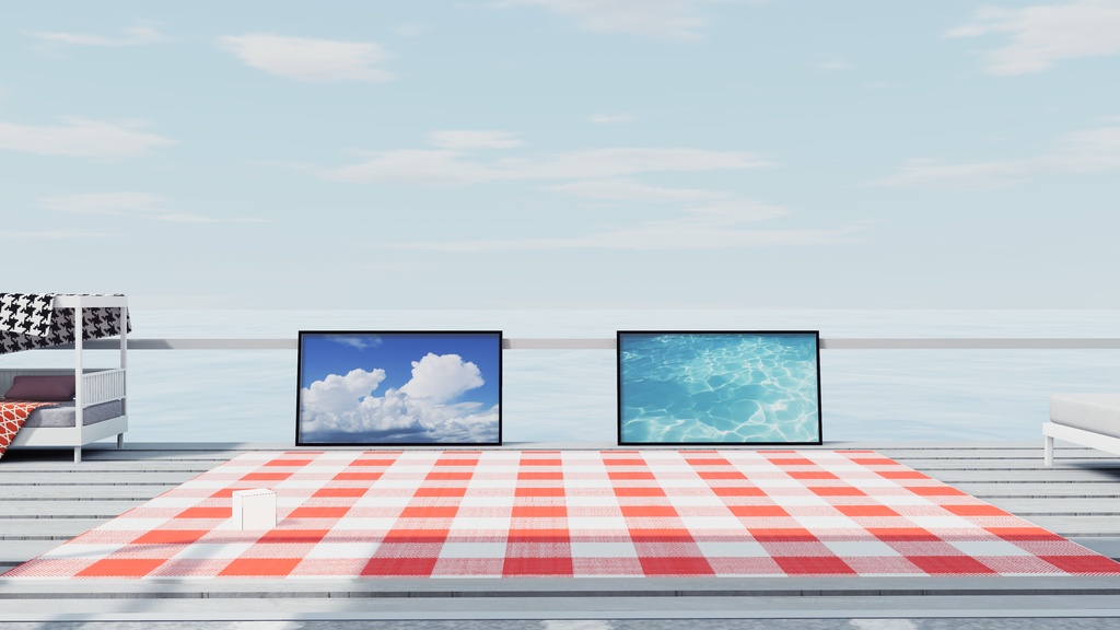【エアコン故障記念セール】【VRChat想定】SummerBlue (アイランド2.ReBuild)【ワールドアセット】