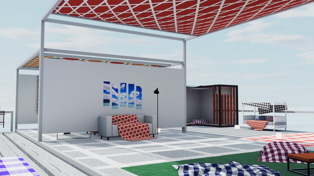 【エアコン故障記念セール】【VRChat想定】SummerBlue (アイランド2.ReBuild)【ワールドアセット】