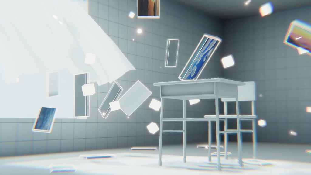 【VRChat想定】放課後 -AfterSchool- 【ワールドアセット】