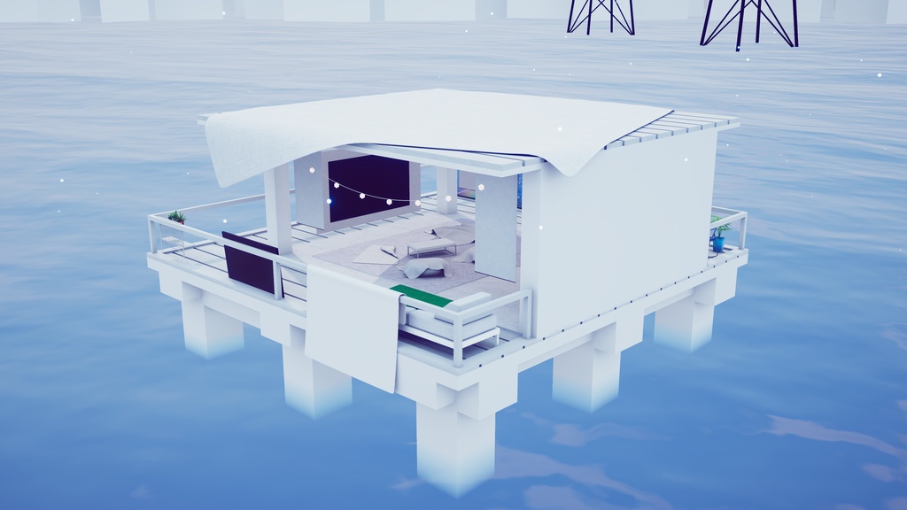 【8/2までセール中!】【VRChat想定】CalmHorizon【ワールドアセット】