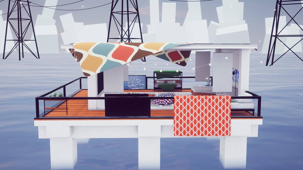 【8/2までセール中!】【VRChat想定】CalmHorizon【ワールドアセット】