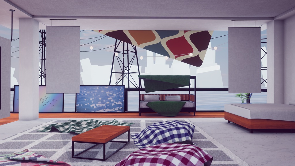 【8/2までセール中!】【VRChat想定】CalmHorizon【ワールドアセット】
