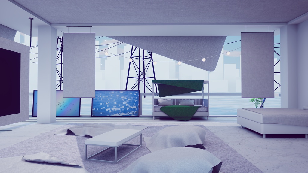 【8/2までセール中!】【VRChat想定】CalmHorizon【ワールドアセット】