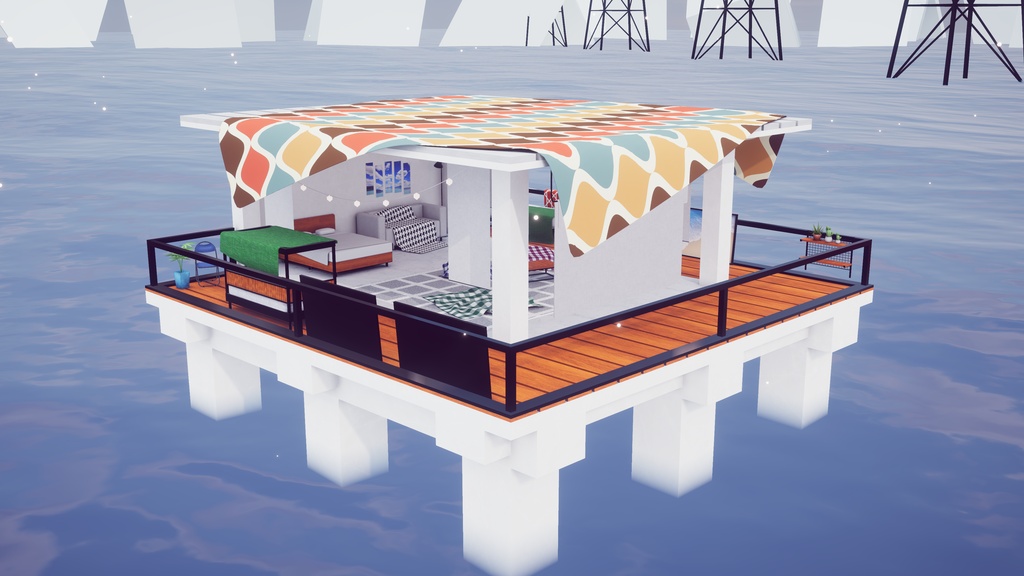 【8/2までセール中!】【VRChat想定】CalmHorizon【ワールドアセット】