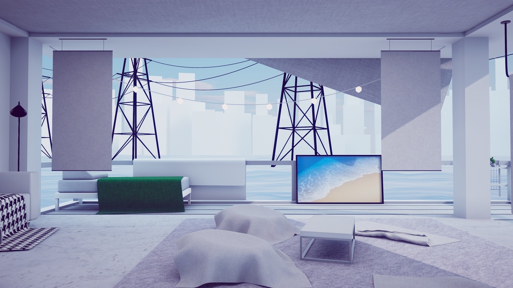 【8/2までセール中!】【VRChat想定】CalmHorizon【ワールドアセット】