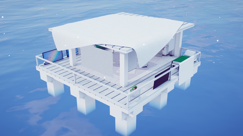 【8/2までセール中!】【VRChat想定】CalmHorizon【ワールドアセット】