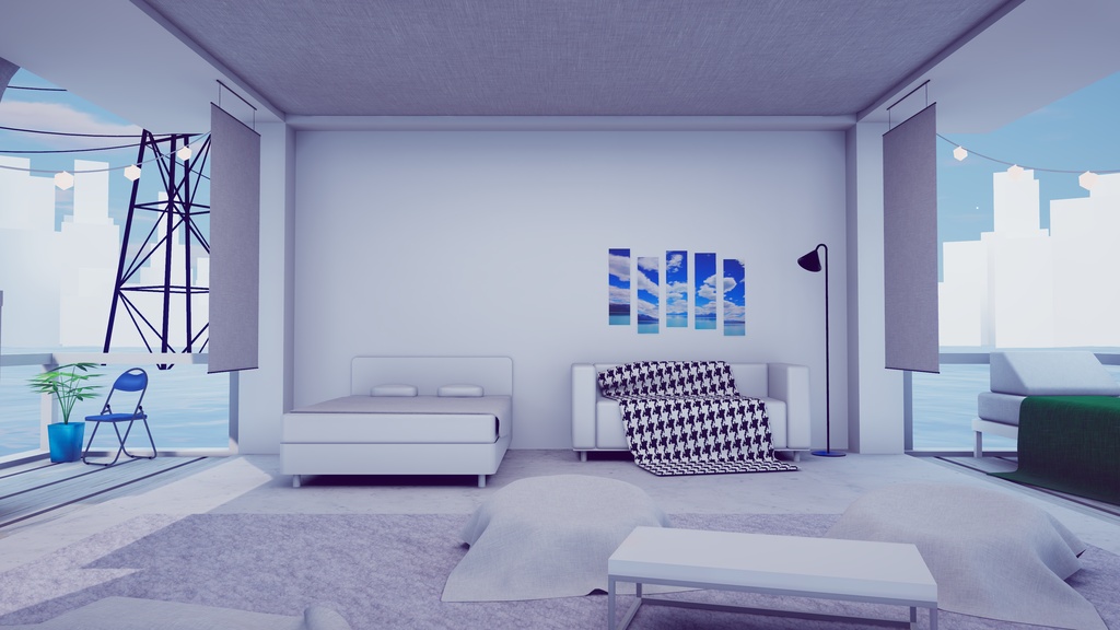 【8/2までセール中!】【VRChat想定】CalmHorizon【ワールドアセット】
