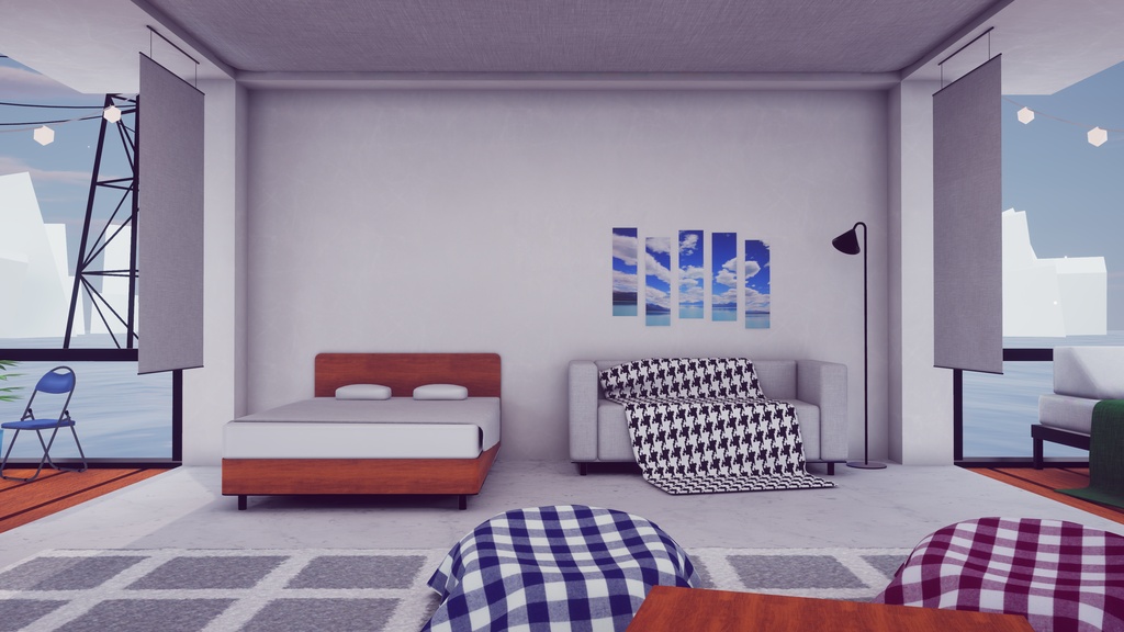 【8/2までセール中!】【VRChat想定】CalmHorizon【ワールドアセット】