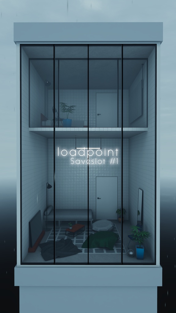 【9/27までセール中!】【VRChat想定】loadpoint ( saveslot #1 / #2 )【ワールドアセット】