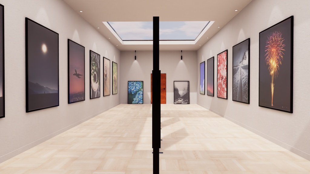【9/27までセール中!】【VRChat想定】photogallery -furst- 【ワールドアセット】【ケモノ界隈向け】