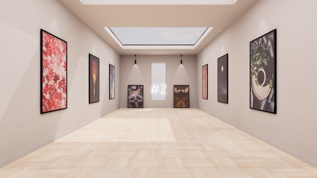 【9/27までセール中!】【VRChat想定】photogallery -furst- 【ワールドアセット】【ケモノ界隈向け】
