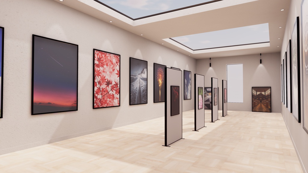 【9/27までセール中!】【VRChat想定】photogallery -furst- 【ワールドアセット】【ケモノ界隈向け】