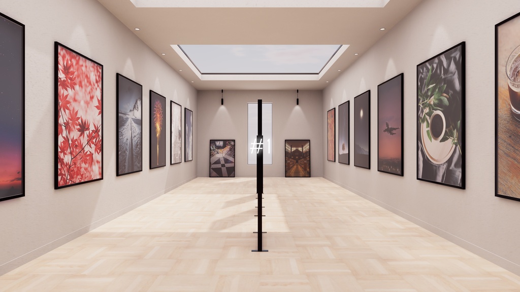 【9/27までセール中!】【VRChat想定】photogallery -furst- 【ワールドアセット】【ケモノ界隈向け】