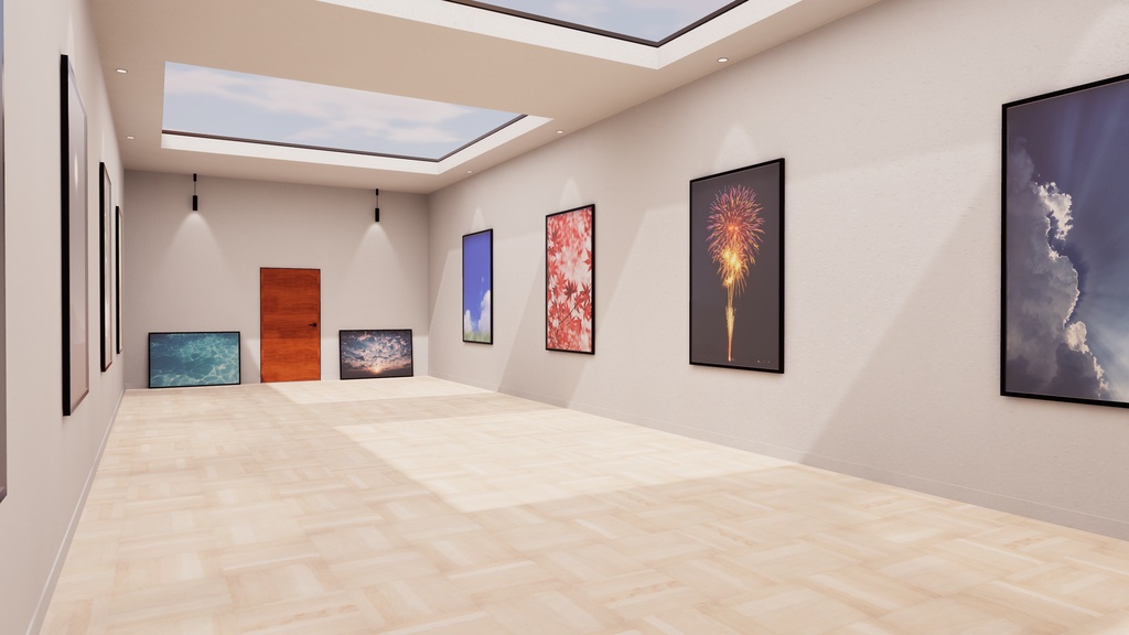 【9/27までセール中!】【VRChat想定】photogallery -furst- 【ワールドアセット】【ケモノ界隈向け】