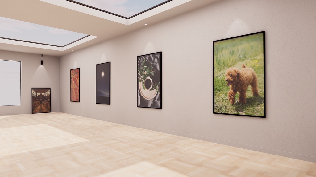 【9/27までセール中!】【VRChat想定】photogallery -furst- 【ワールドアセット】【ケモノ界隈向け】