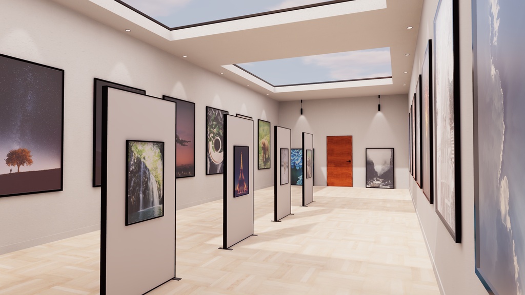 【9/27までセール中!】【VRChat想定】photogallery -furst- 【ワールドアセット】【ケモノ界隈向け】