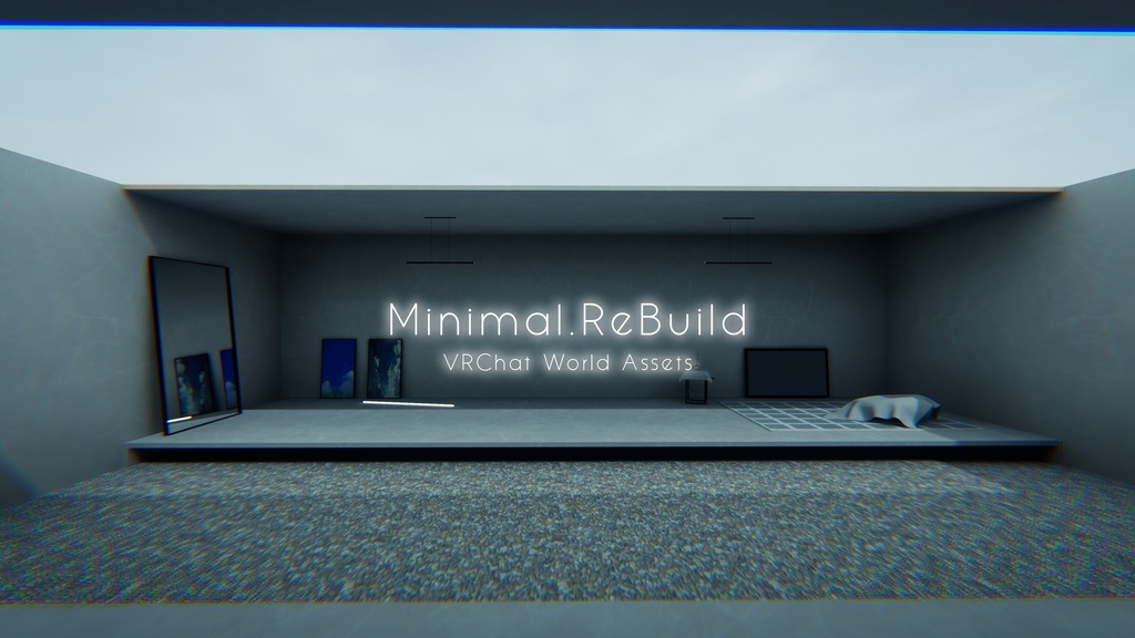 【VRChat想定】Minimal.ReBuild (+Photo)【ワールドアセット】