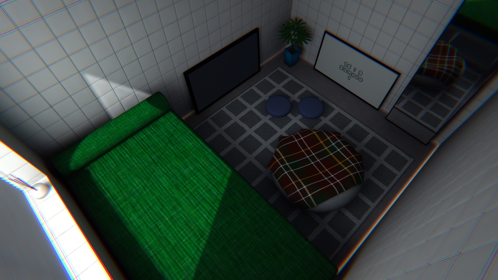 【10/12までセール中!】【VRChat想定】MiniRoom2.ReBuild【ワールドアセット】