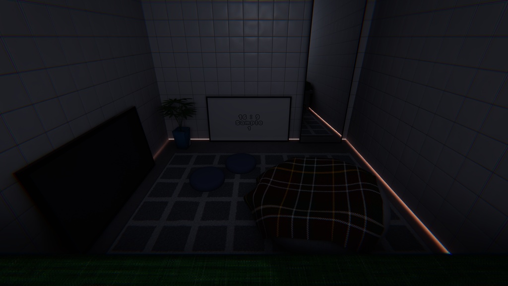 【10/12までセール中!】【VRChat想定】MiniRoom2.ReBuild【ワールドアセット】