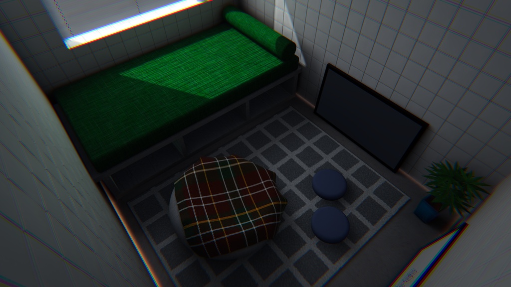 【10/12までセール中!】【VRChat想定】MiniRoom2.ReBuild【ワールドアセット】