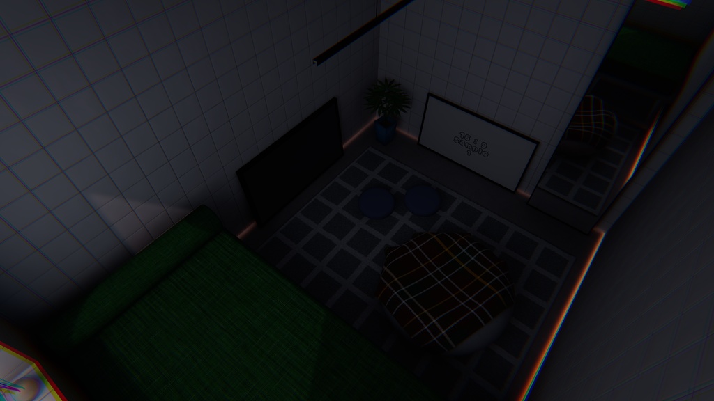【10/12までセール中!】【VRChat想定】MiniRoom2.ReBuild【ワールドアセット】