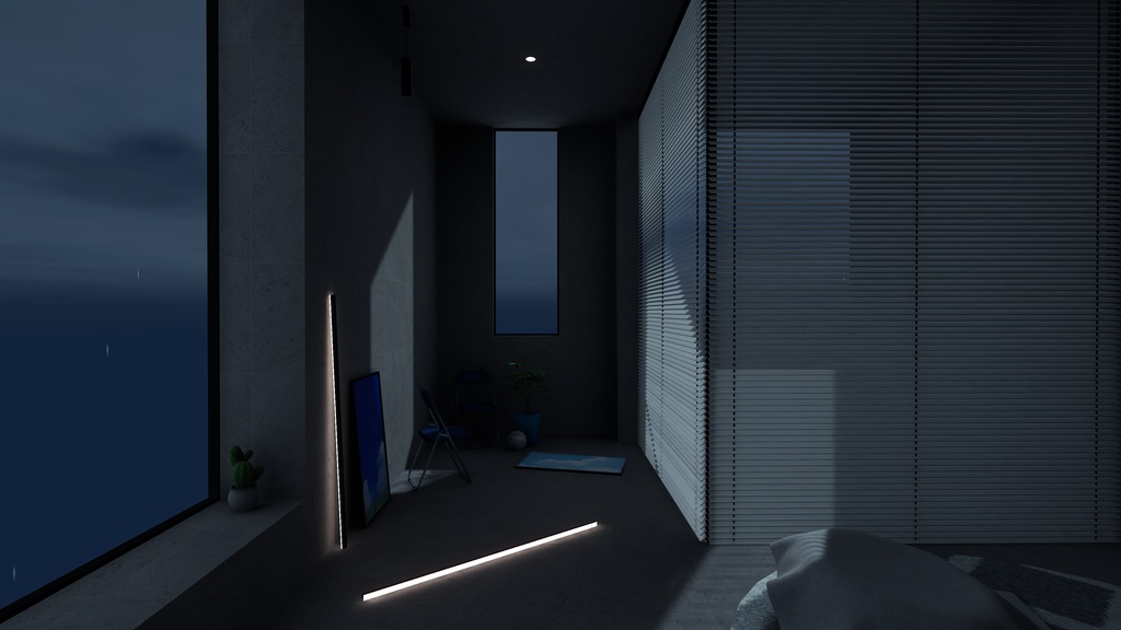 【11/3までセール中!】【VRChat想定】雨が止むまで、ここに居させて。 (RainDrops #1/#2/#3)【ワールドアセット】