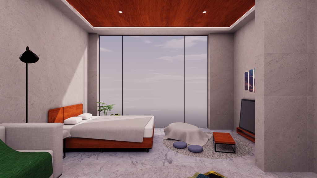【11/3までセール中!】【VRChat想定】Just牢屋2 (牢屋付きワンルーム2)【ワールドアセット】