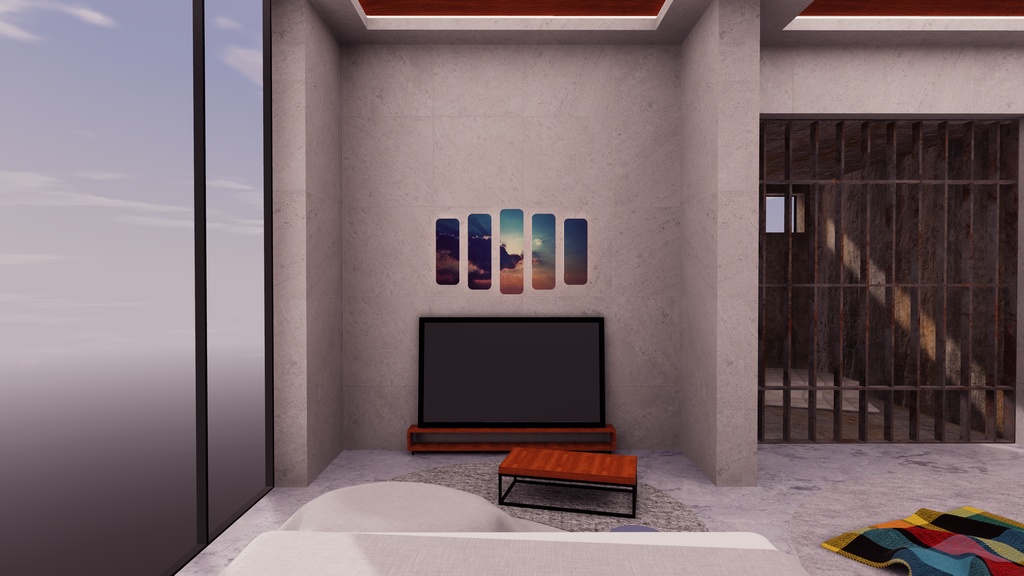 【11/3までセール中!】【VRChat想定】Just牢屋2 (牢屋付きワンルーム2)【ワールドアセット】