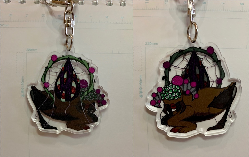 アブノマ裏表アクキー