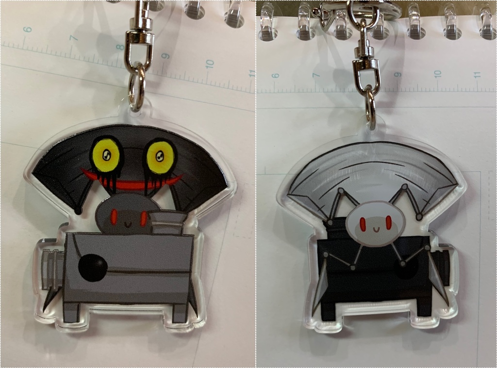 アブノマ裏表アクキー