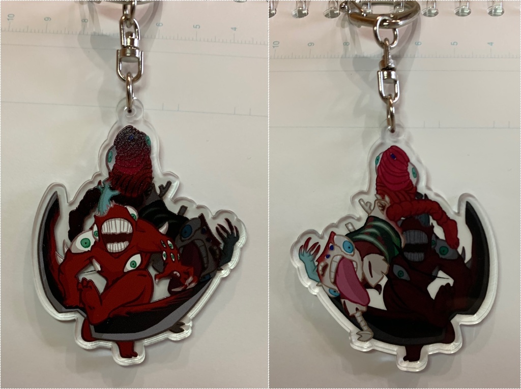 アブノマ裏表アクキー