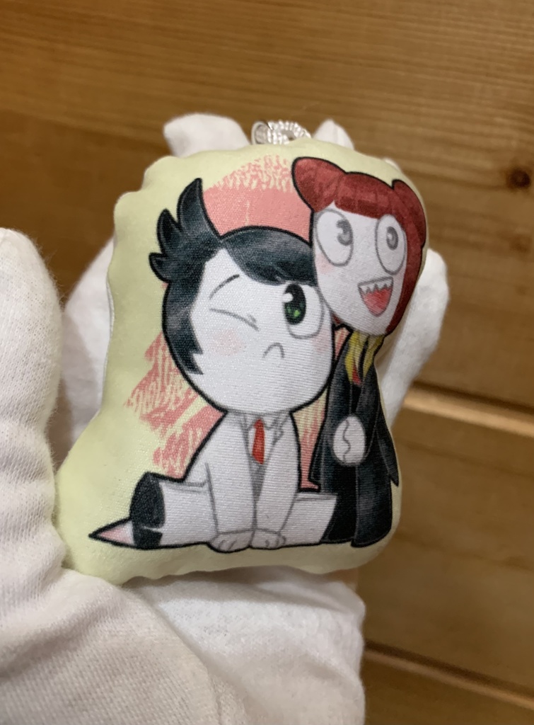 職員クッションキーホルダー