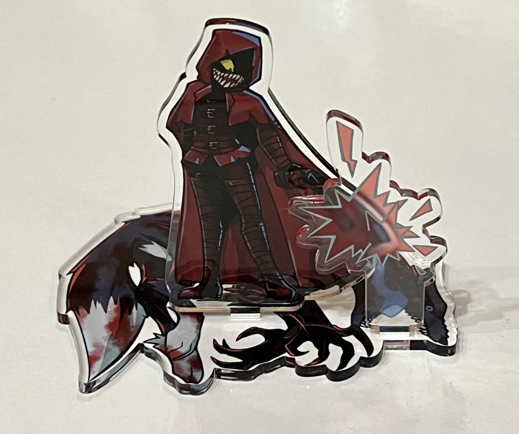 赤頭巾の傭兵&大きくて悪くなるオオカミアクスタプレート