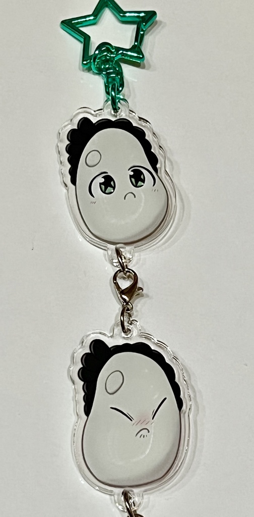 牡蠣アダム連結アクリルキーホルダー