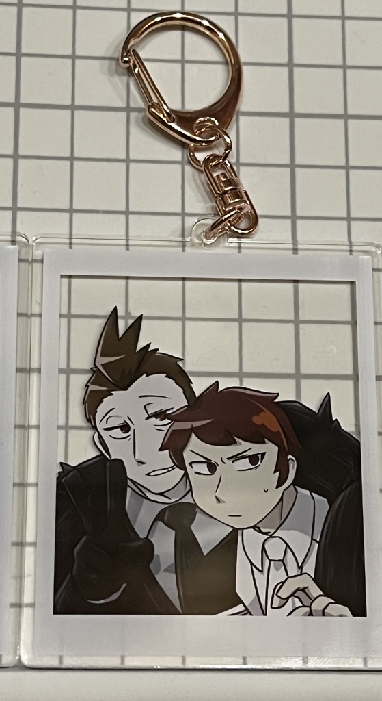 自職員ツーショットアクリルキーホルダー