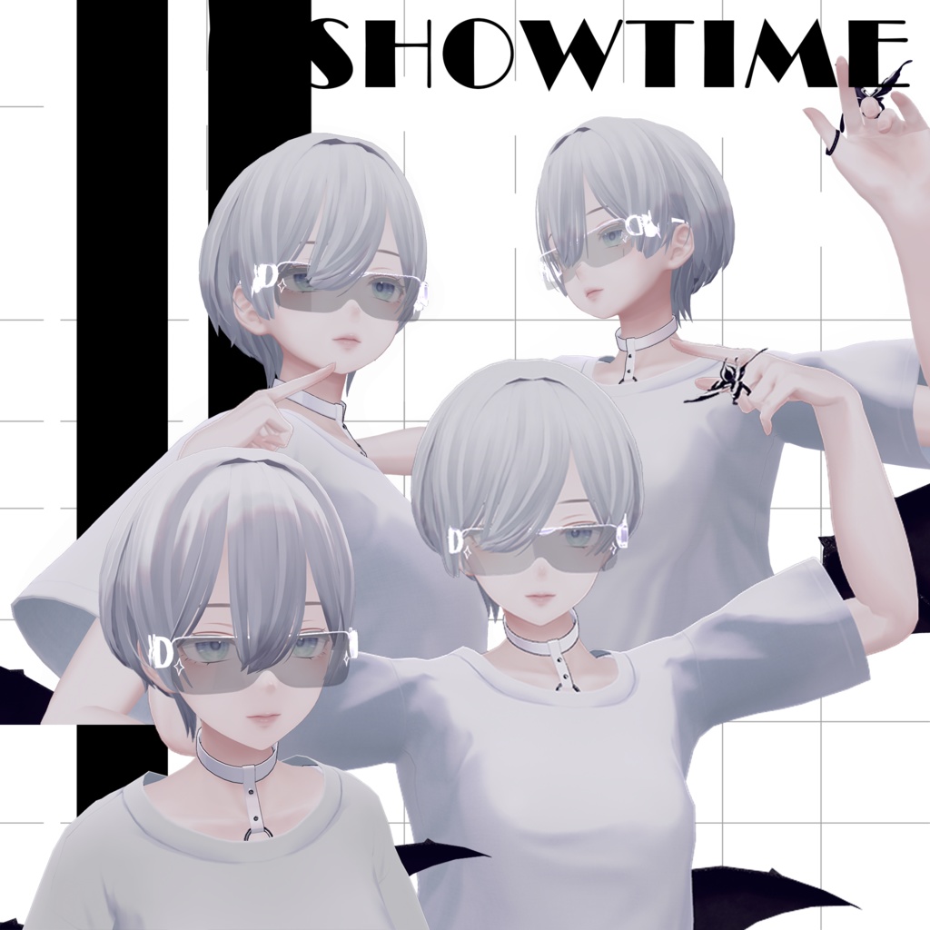 ✙☆✙Virtual Glasses✙アクセサリーaccessory∔for kikyo moe shinra∔