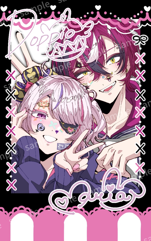 【#にじそうさく10】Dropnette チェキカード