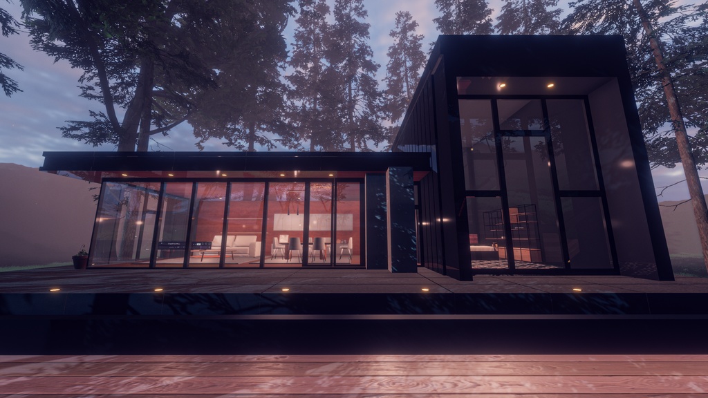 【VRChat Modern Villa / モダンヴィラ】