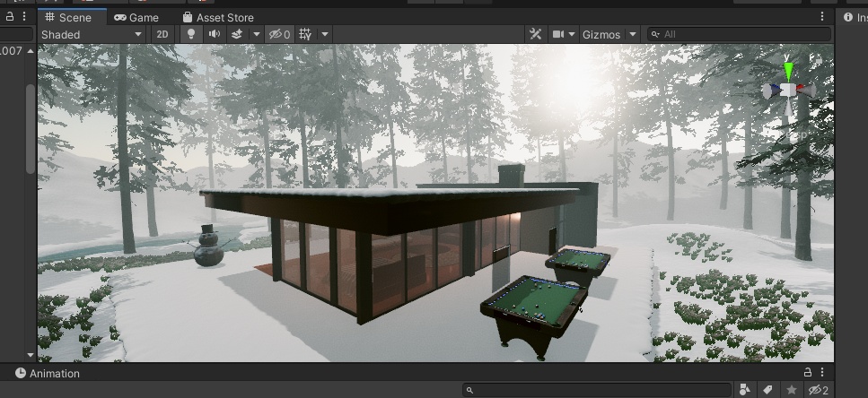 【VRChat Winter Modern Villa / トリシアのウィンターモダンヴィラ】