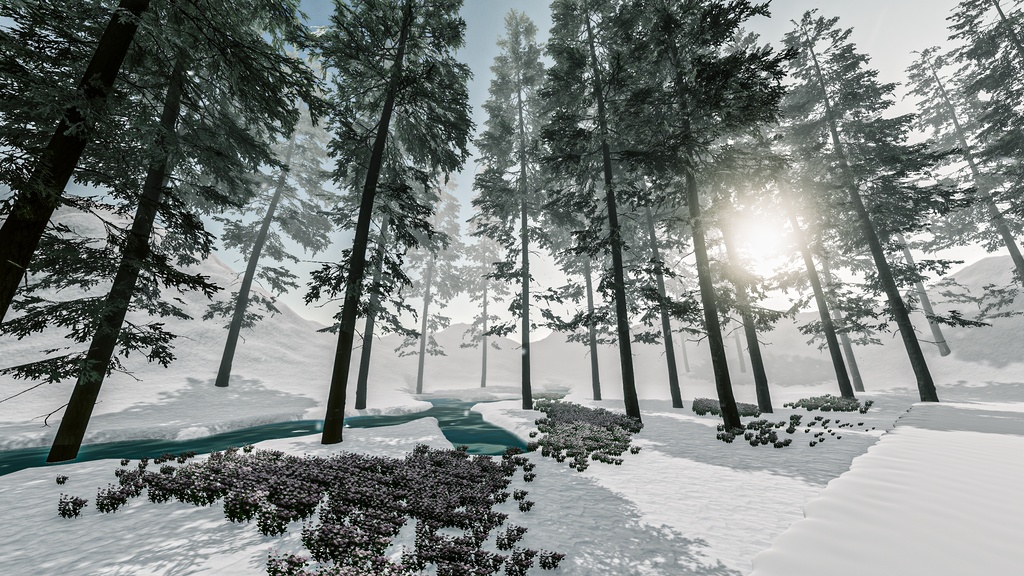 【VRChat Winter Modern Villa / トリシアのウィンターモダンヴィラ】