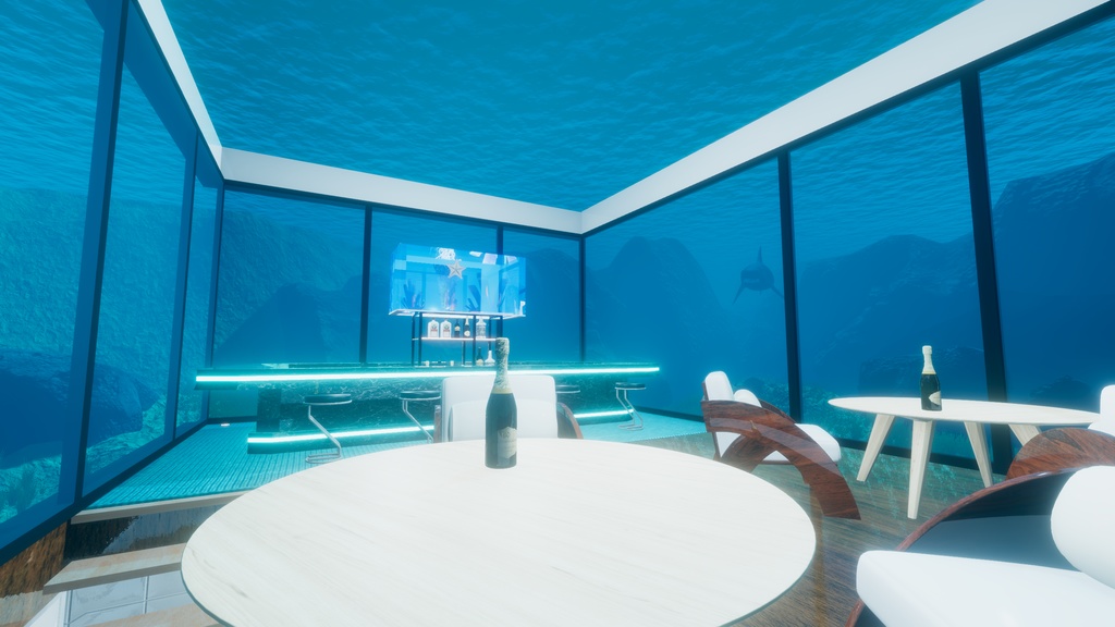 【VRChat Underwater Bar / アンダーウォーター・バー】