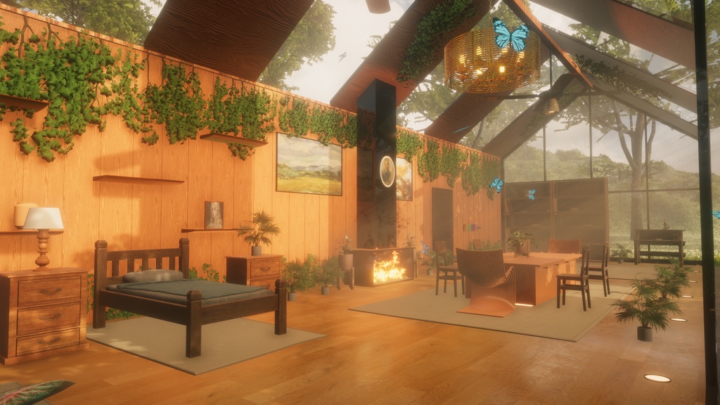 【VRChat Nature Nook / VRChat 自然の小部屋】