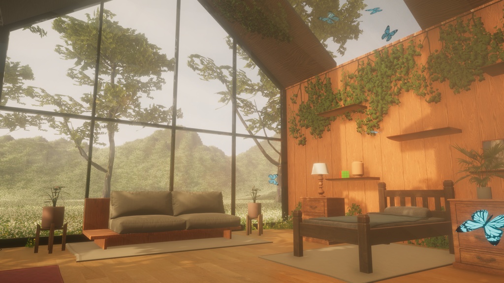 【VRChat Nature Nook / VRChat 自然の小部屋】