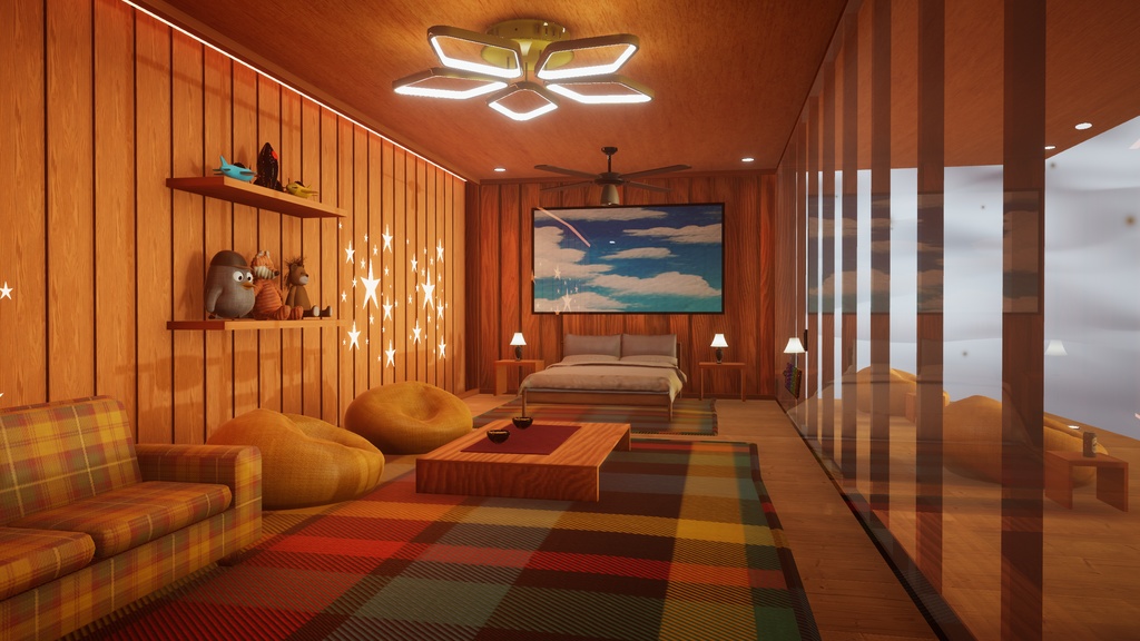 【VRChat Cloud House】